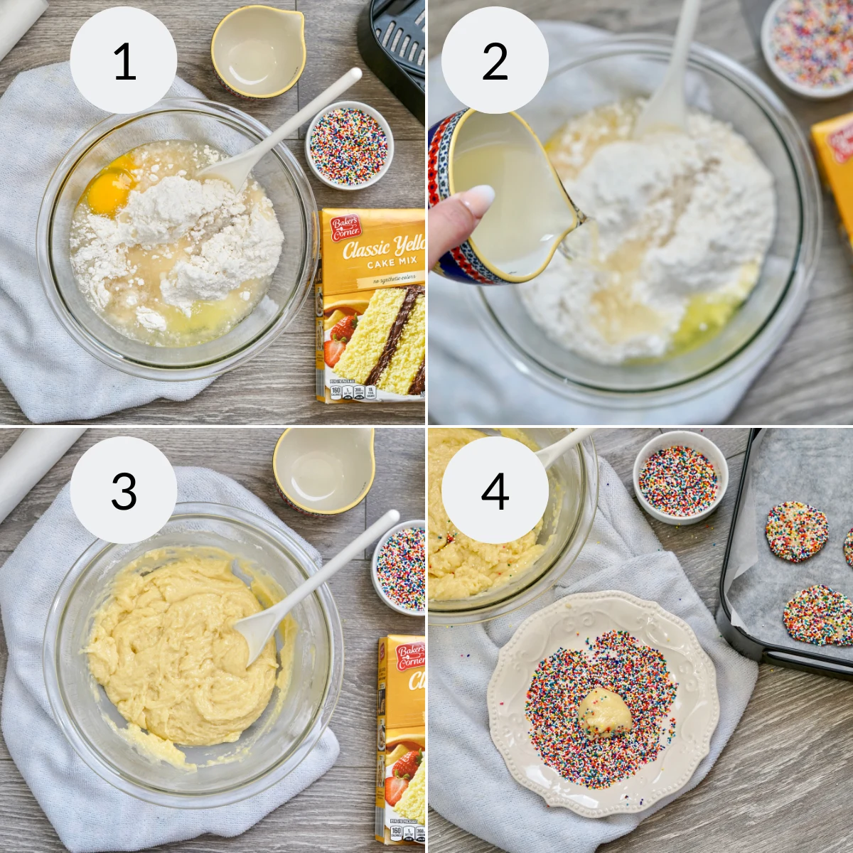 Sprinkle Cookies in the Air Fryer