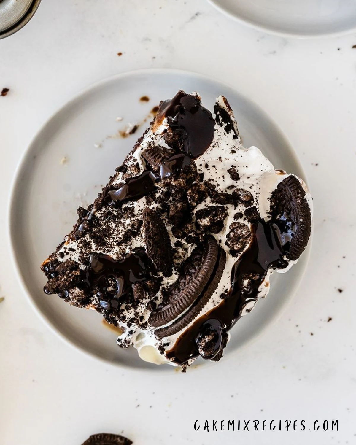 Oreo Poke Cake