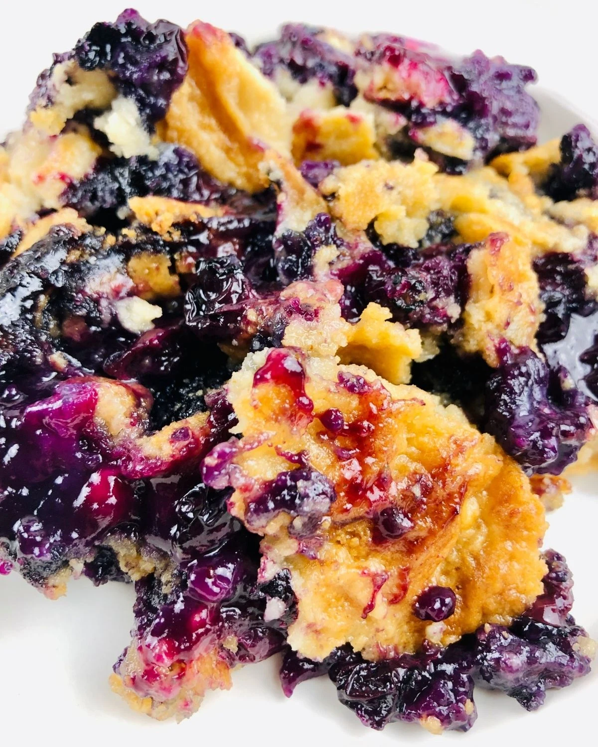 Cake Mix Blueberry Cobbler