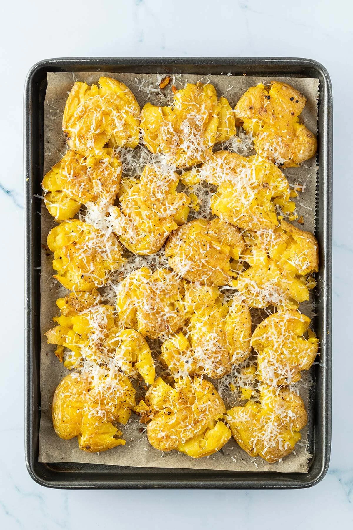 Oven-Baked Smashed Potatoes