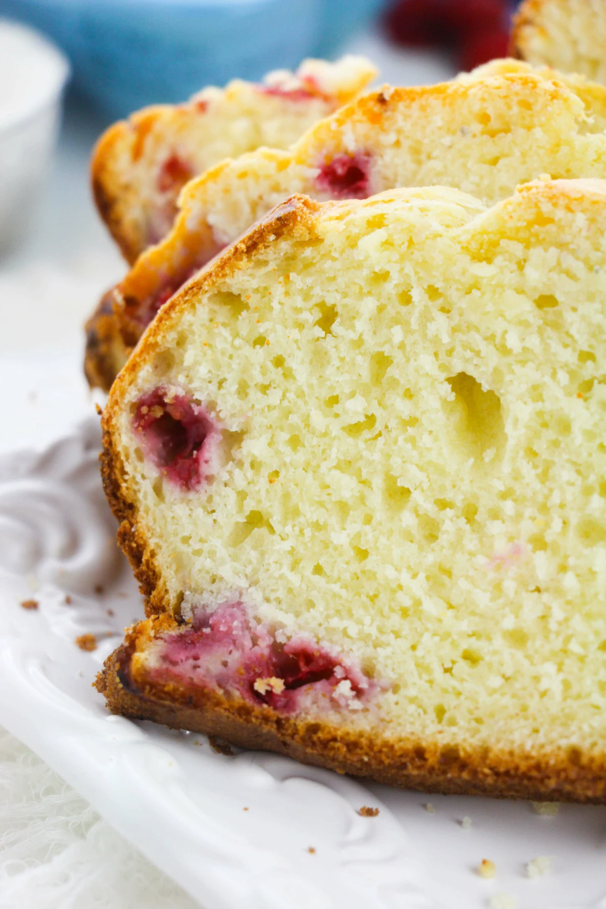 Lemon Raspberry Loaf Cake