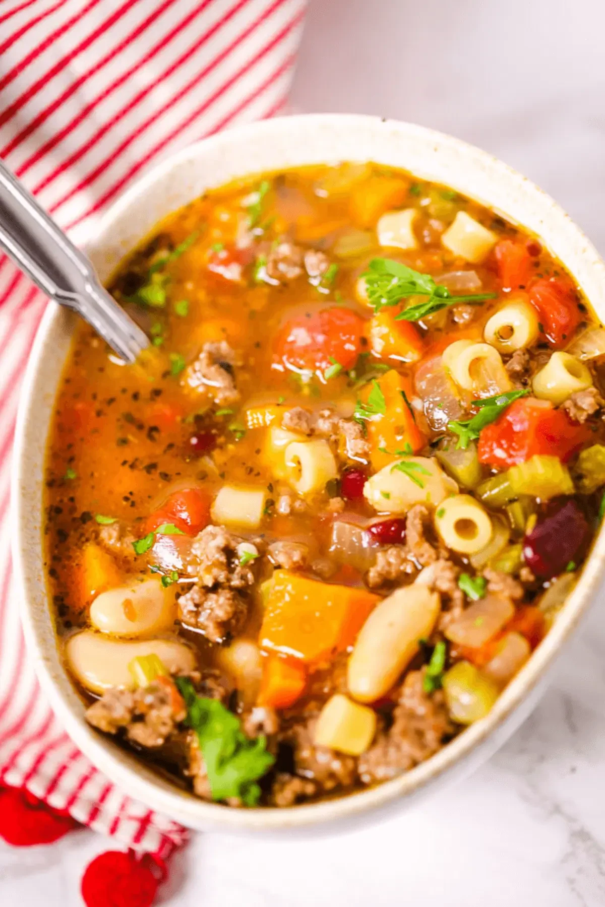Olive Garden Pasta Fagioli Soup (Pasta Fazool)