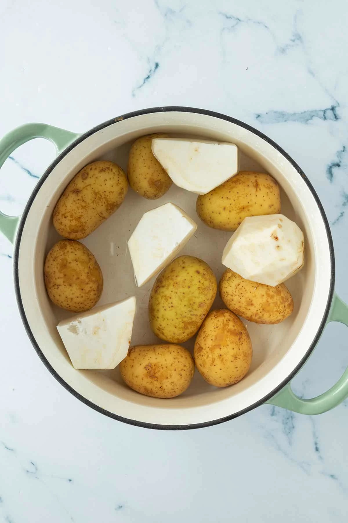 Creamy Mashed Potatoes with Celery