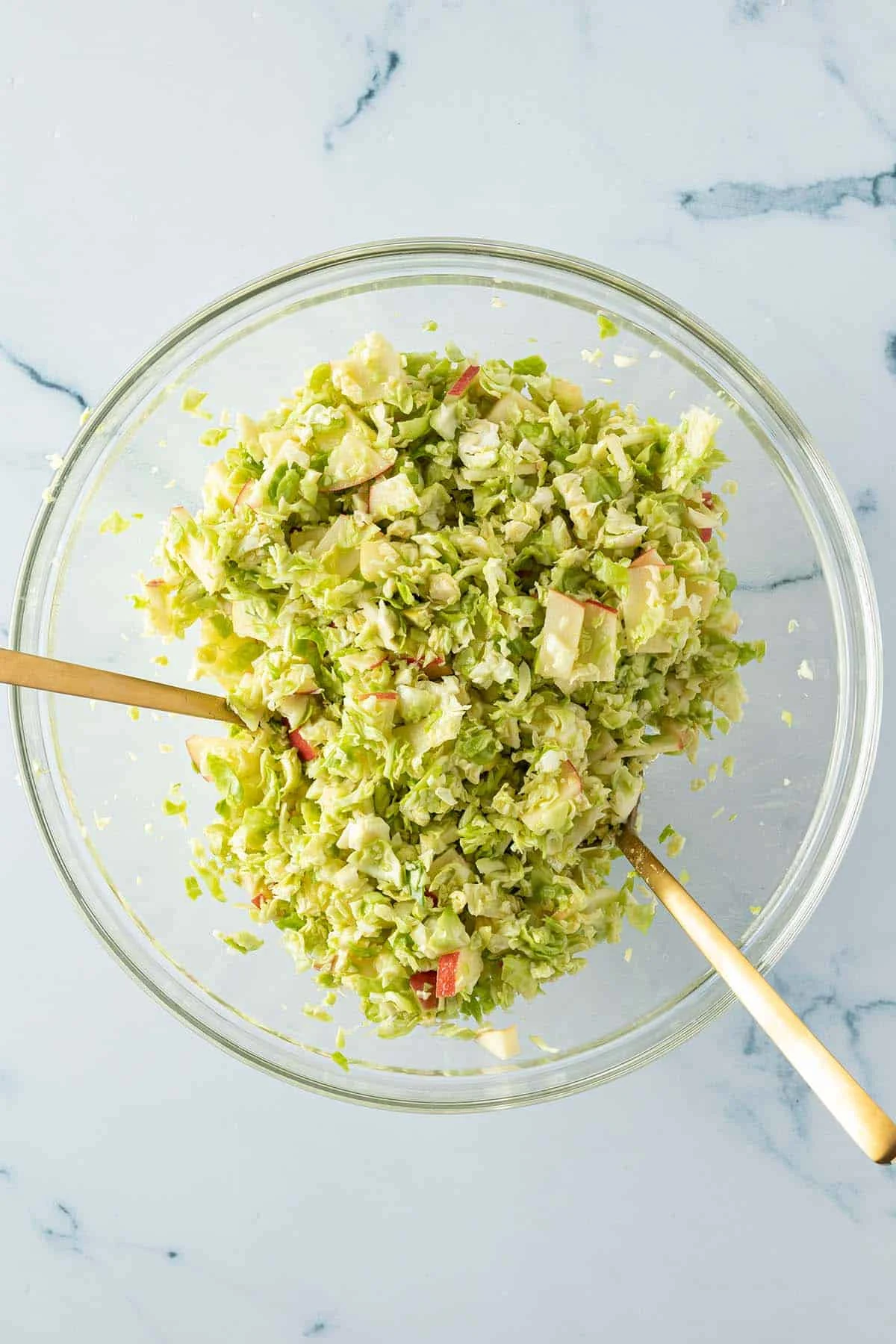Brussels Sprouts and Apple Salad
