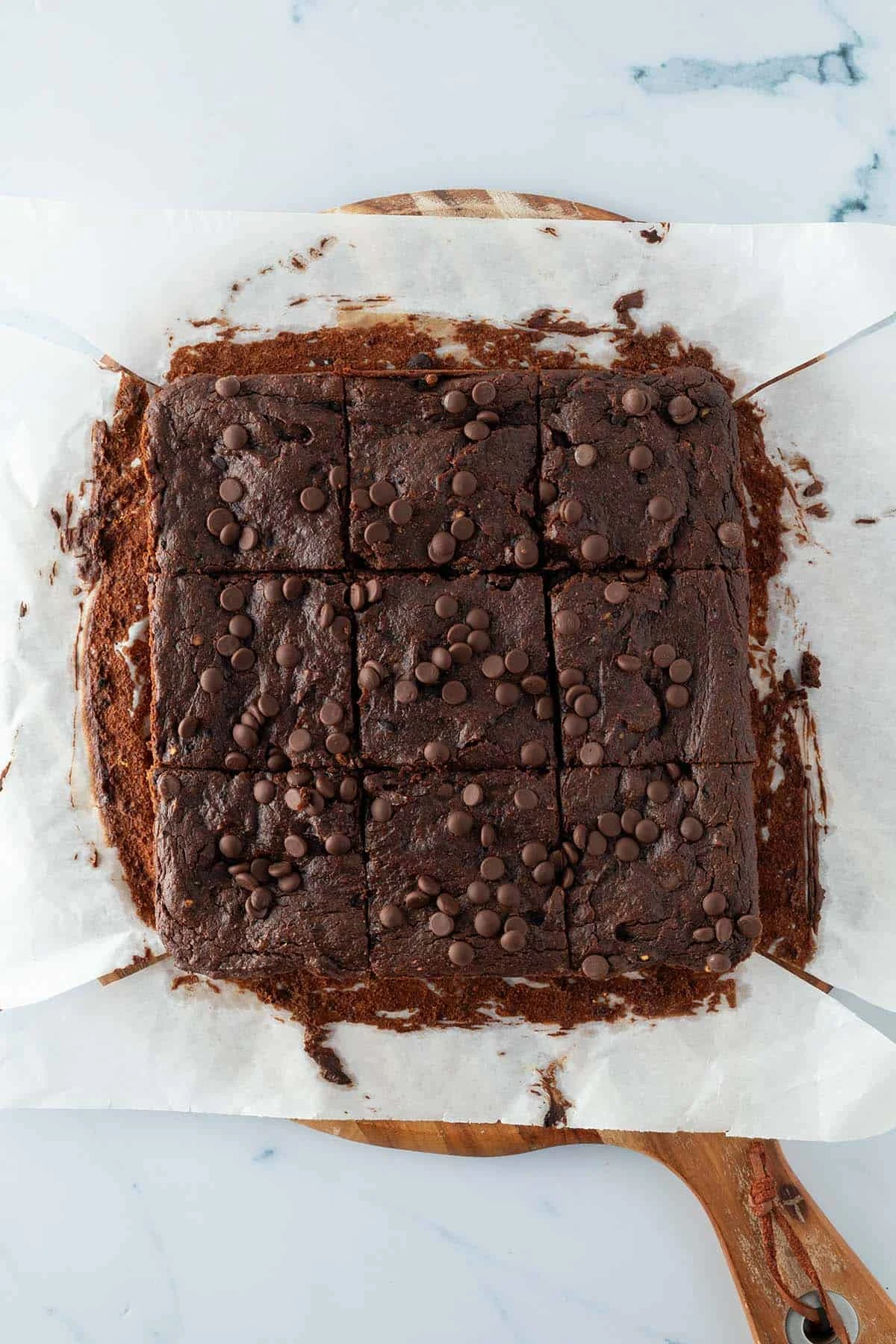 Moist Avocado Brownies