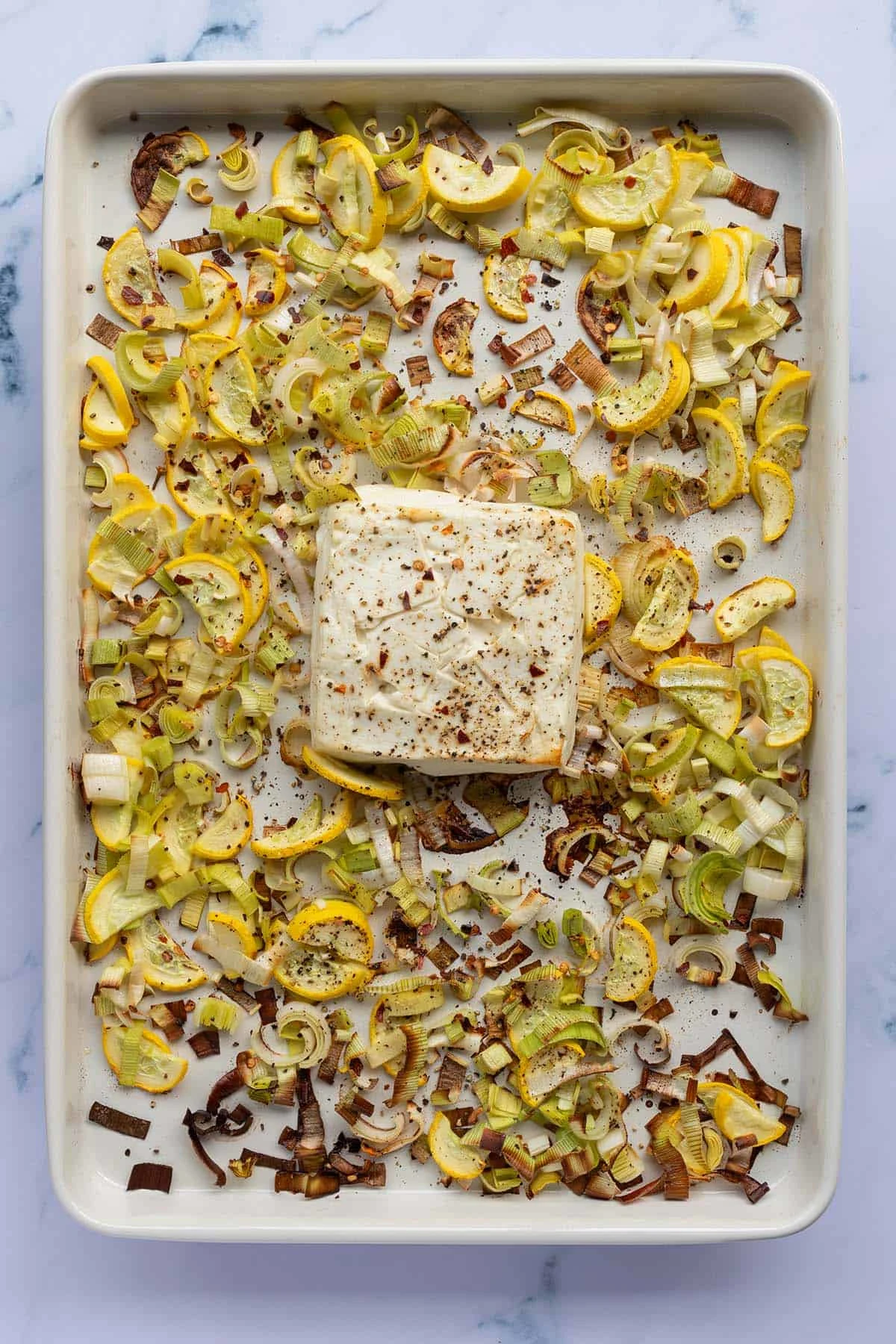 Easy Chicken Feta Pasta (Without Tomatoes)