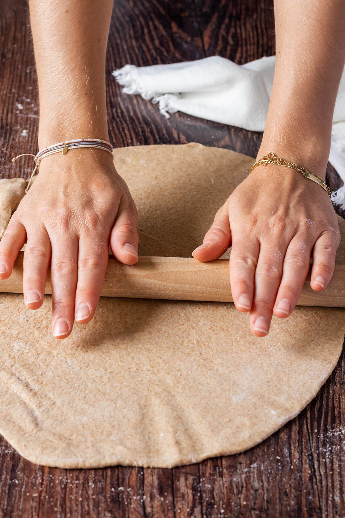 Flammkuchen with Salmon and Arugula