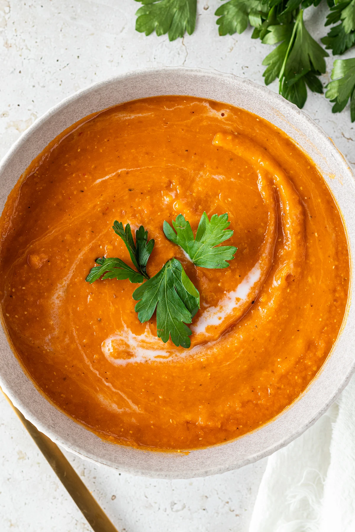 Red Lentil Soup with Coconut Milk
