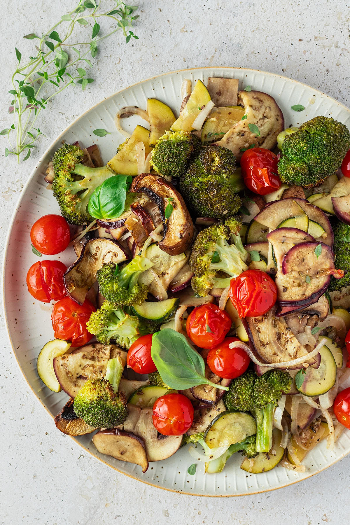 Easy Mediterranean Roasted Vegetables