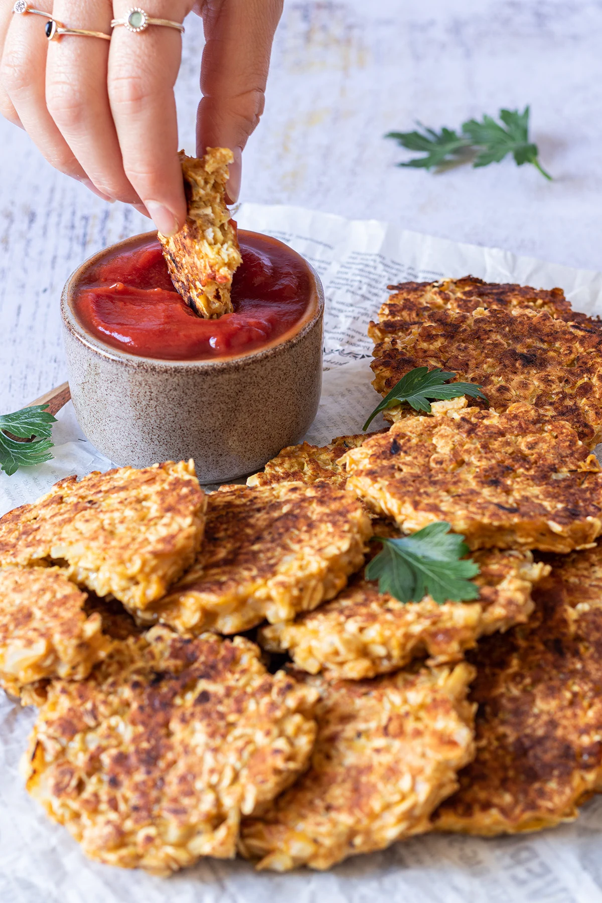Vegetarian Oatmeal Patties