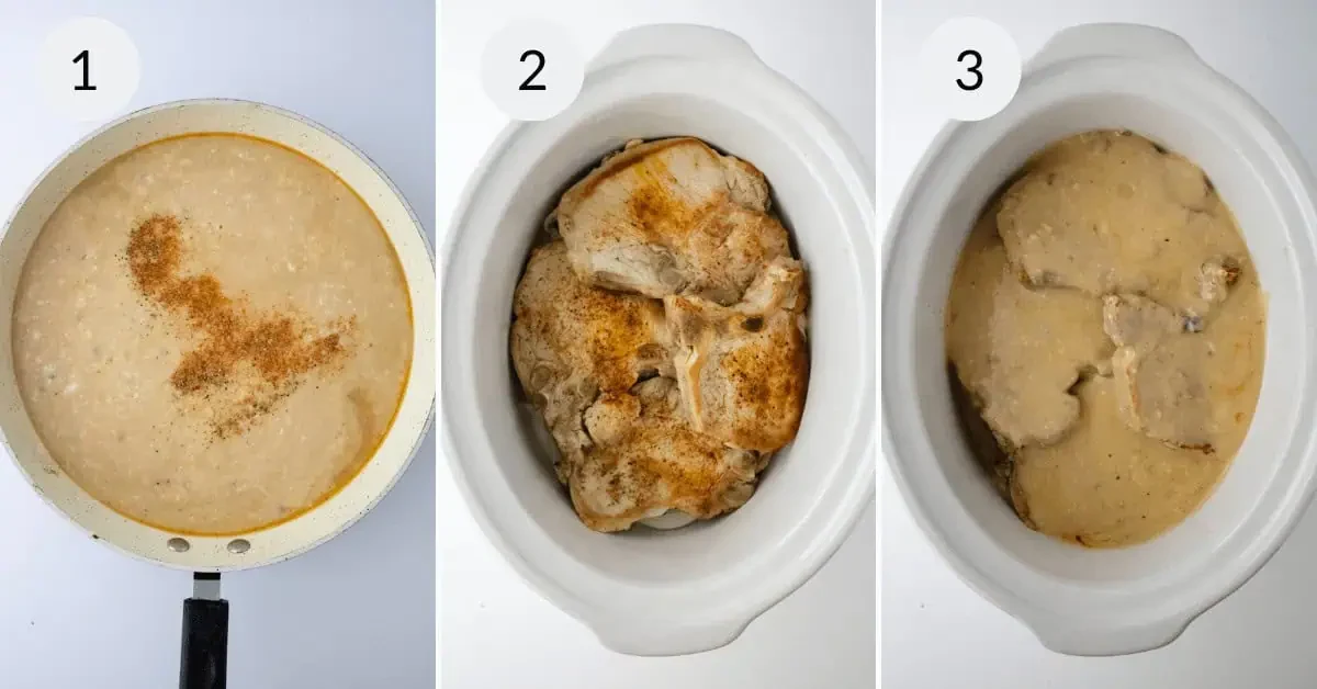 Crock Pot Pork Chops and Gravy