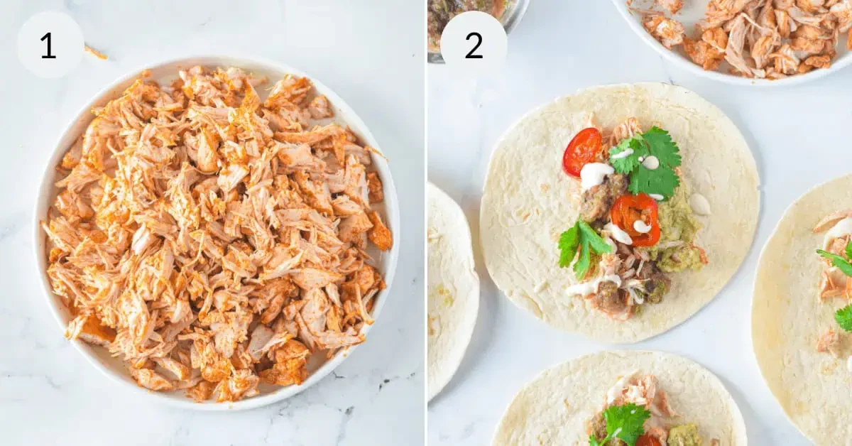 Instant Pot Chicken Tacos