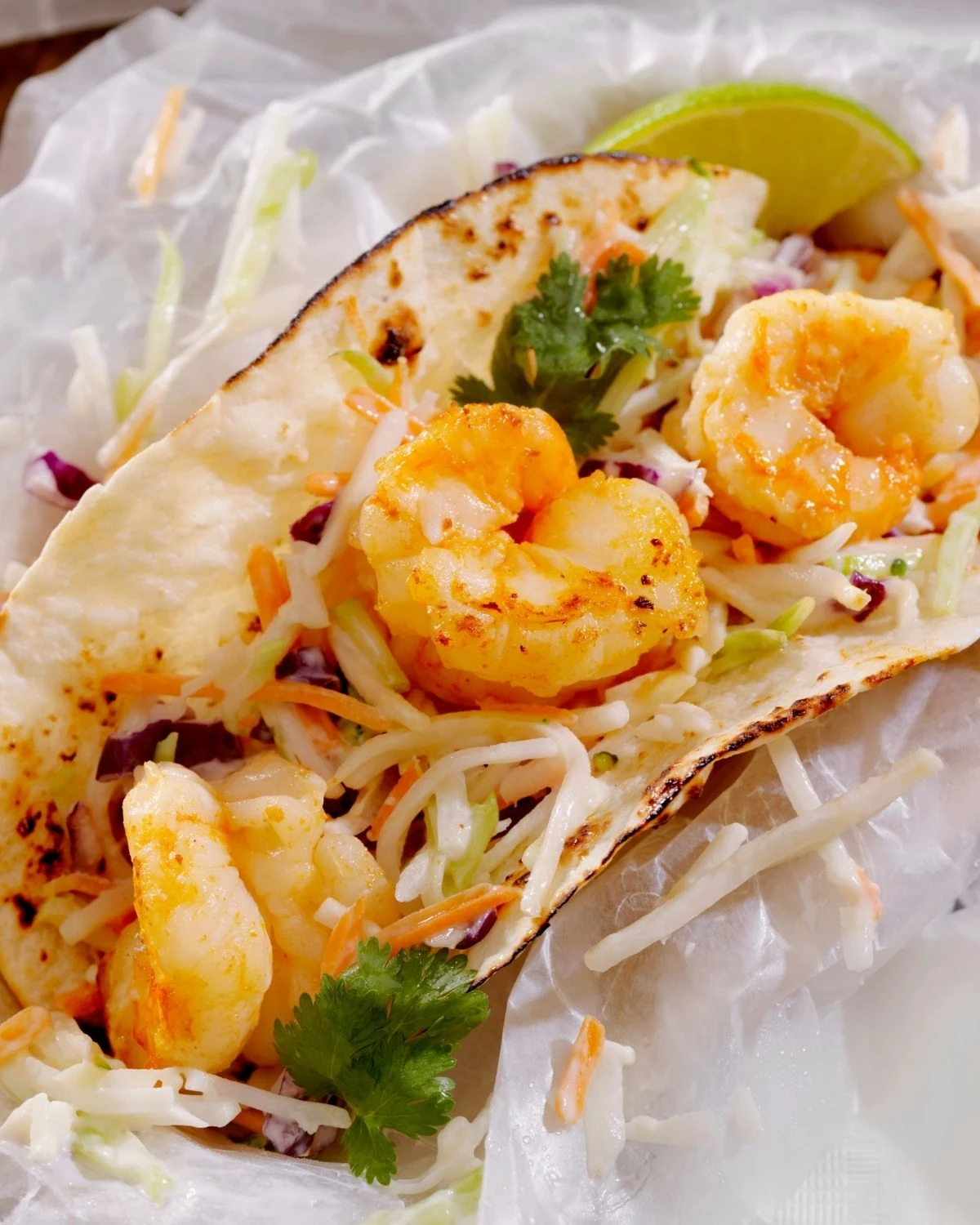 Shrimp Mango Salsa Tacos