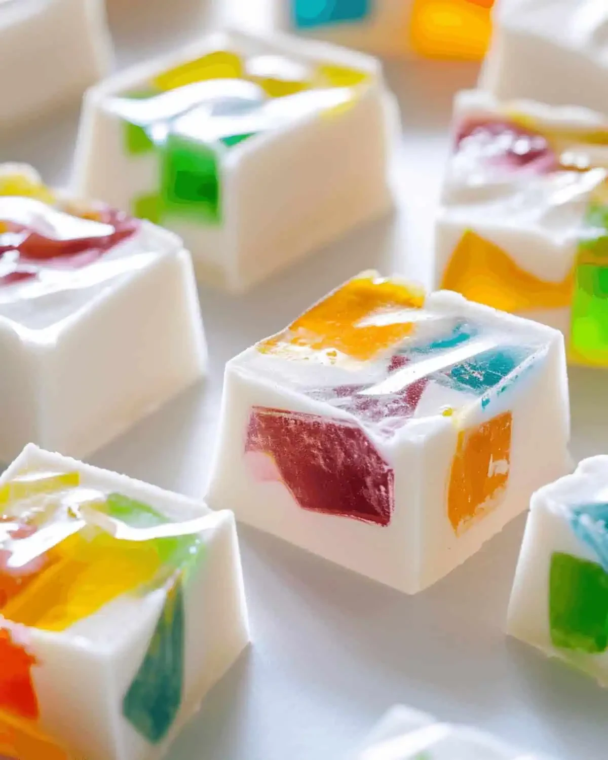 Mosaic Jello (Milk Jello)
