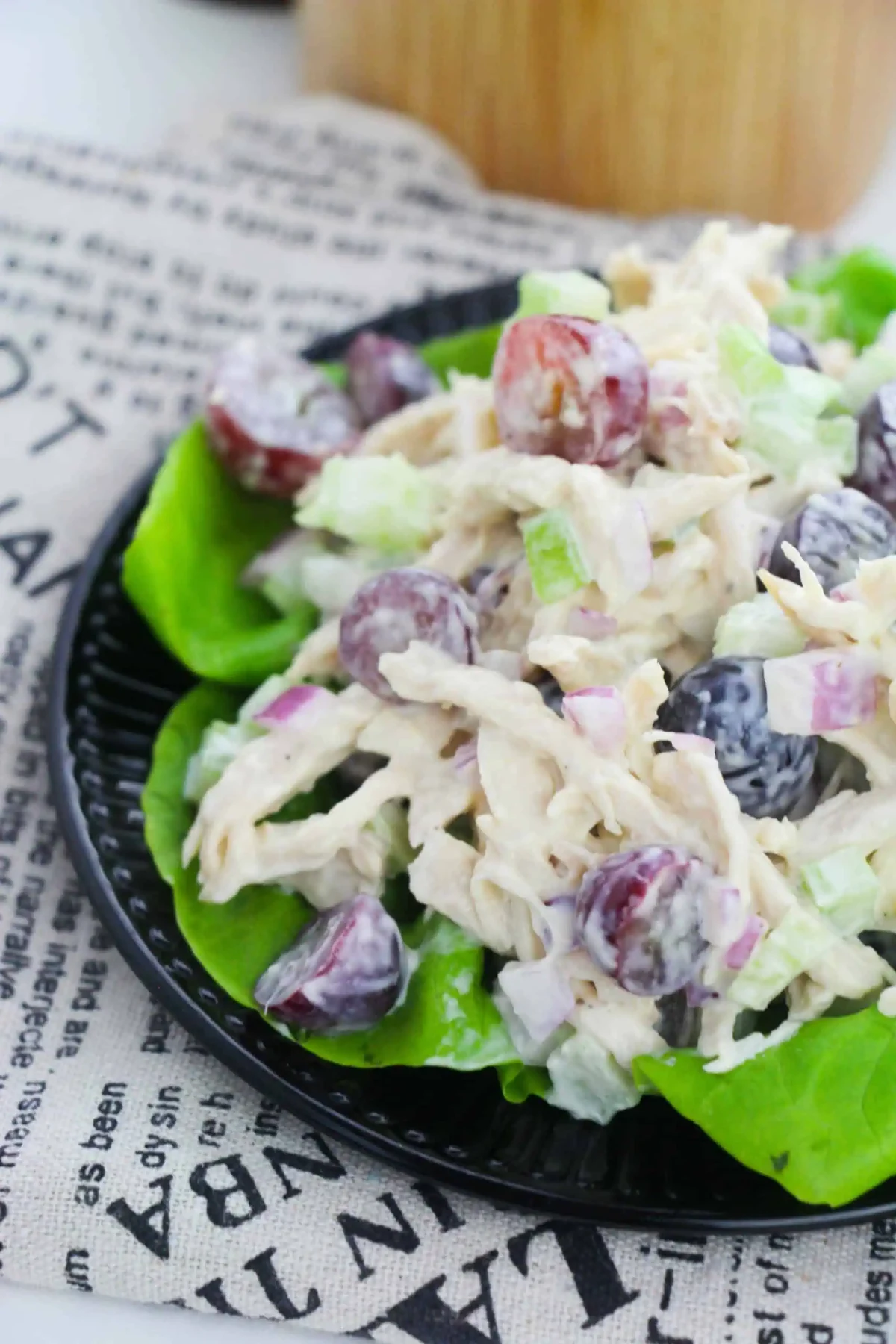 Chicken Salad with Almonds and Grapes