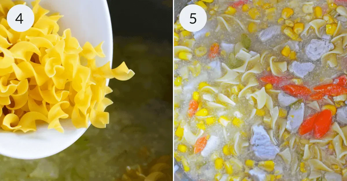 Chicken Corn Noodle Soup