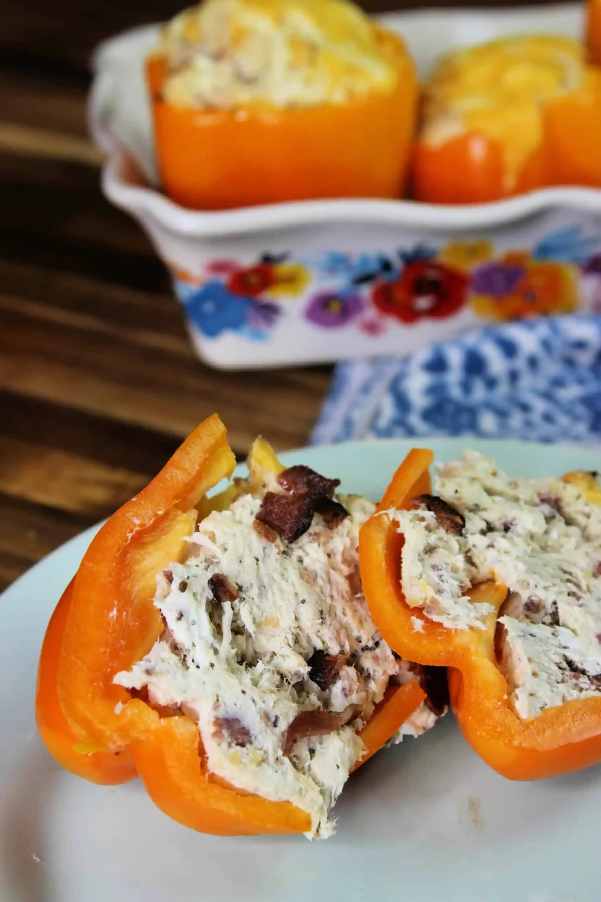 Chicken Stuffed Bell Peppers