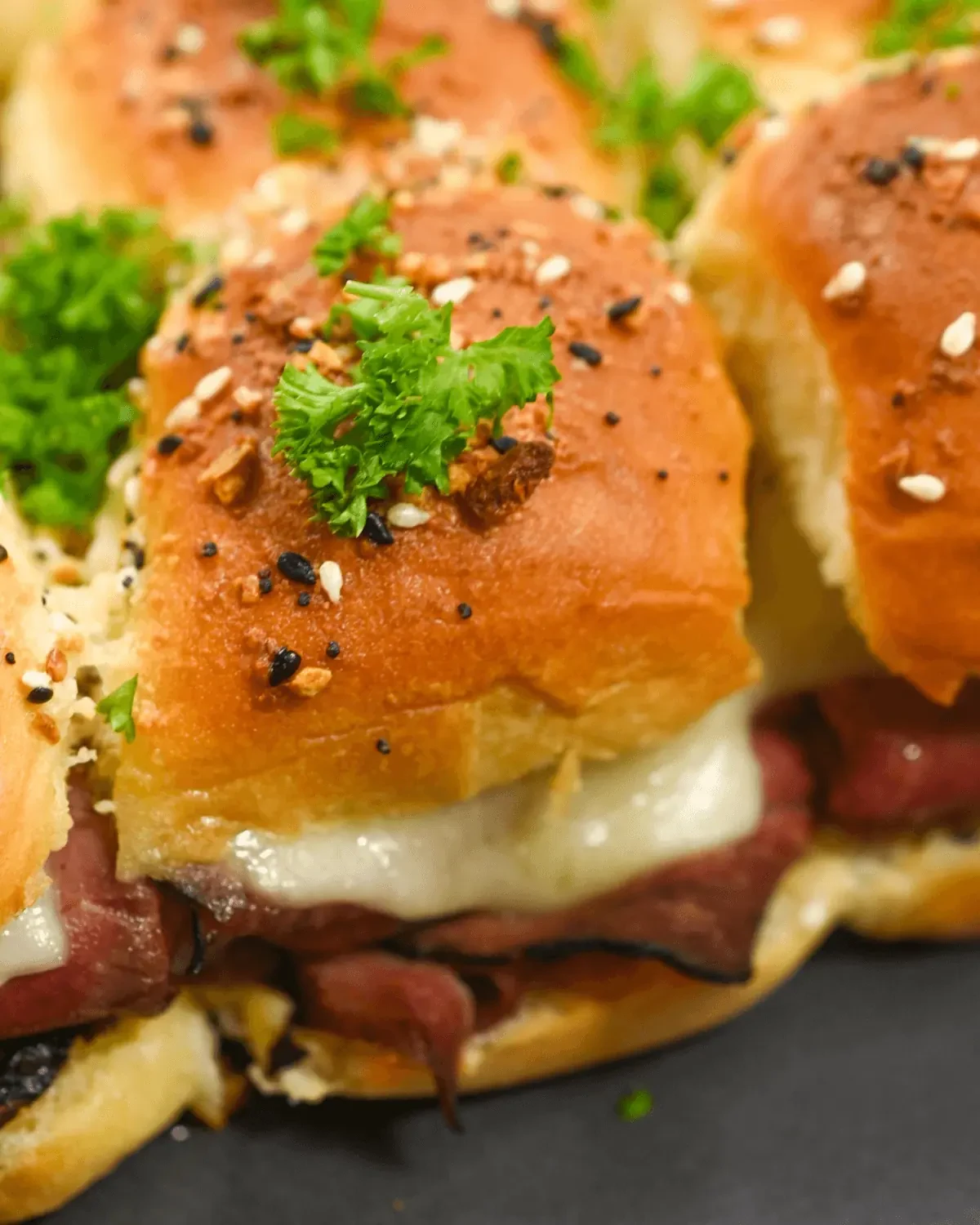Roast Beef Sliders with Dijon Sauce