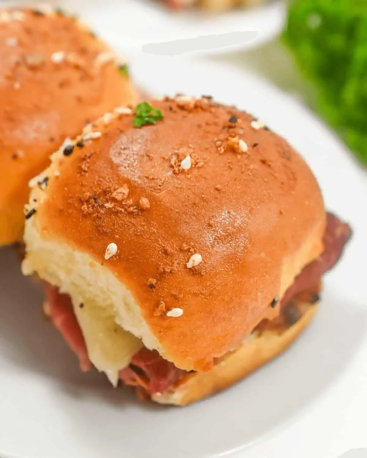 Roast Beef Sliders with Dijon Sauce