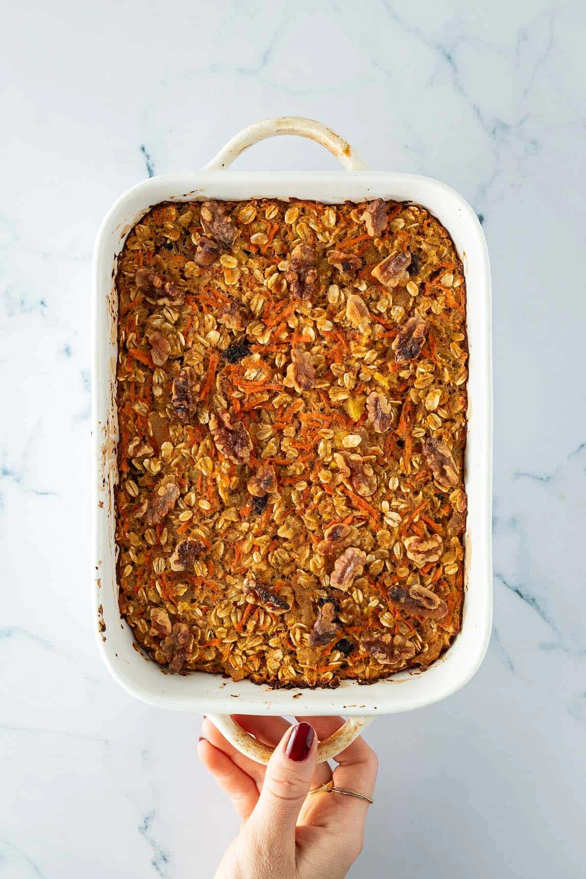 Carrot Cake Baked Oatmeal
