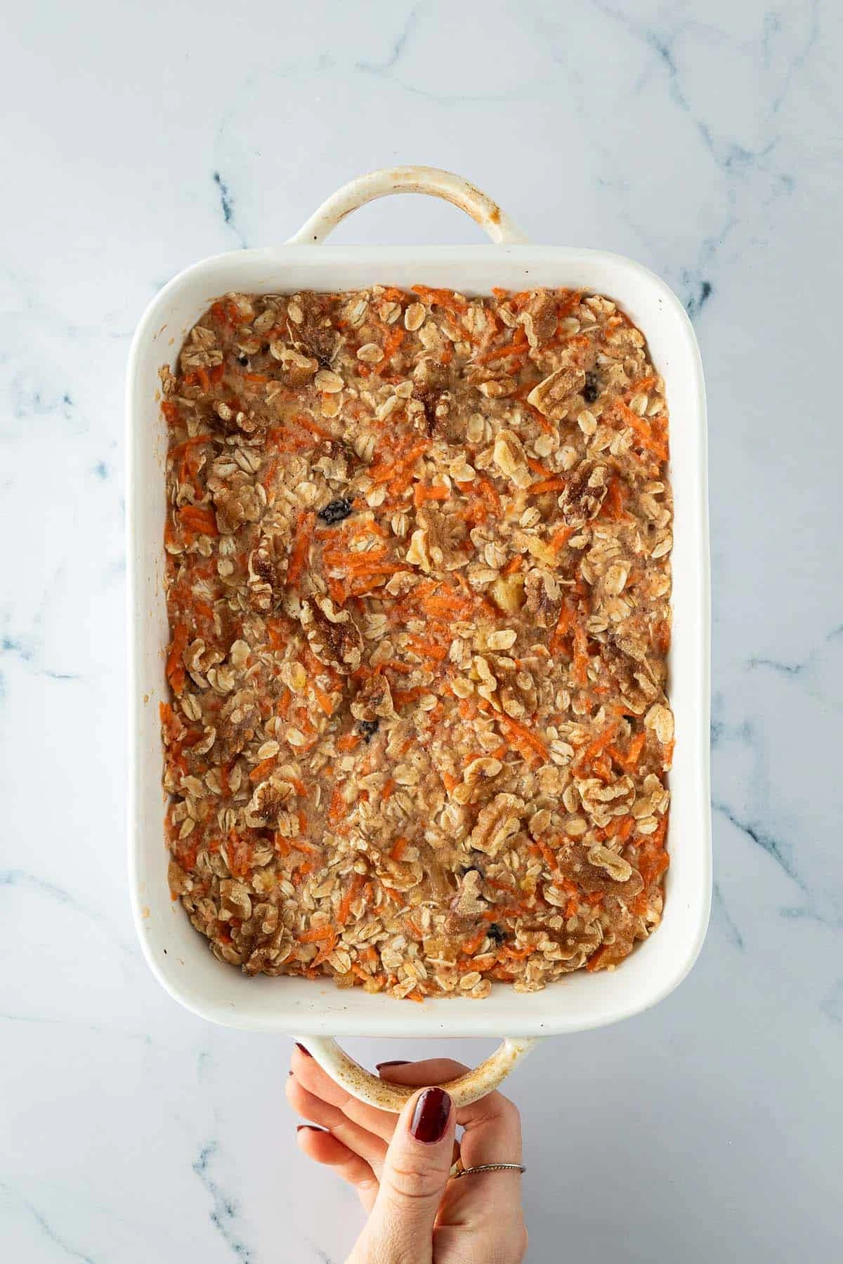 Carrot Cake Baked Oatmeal