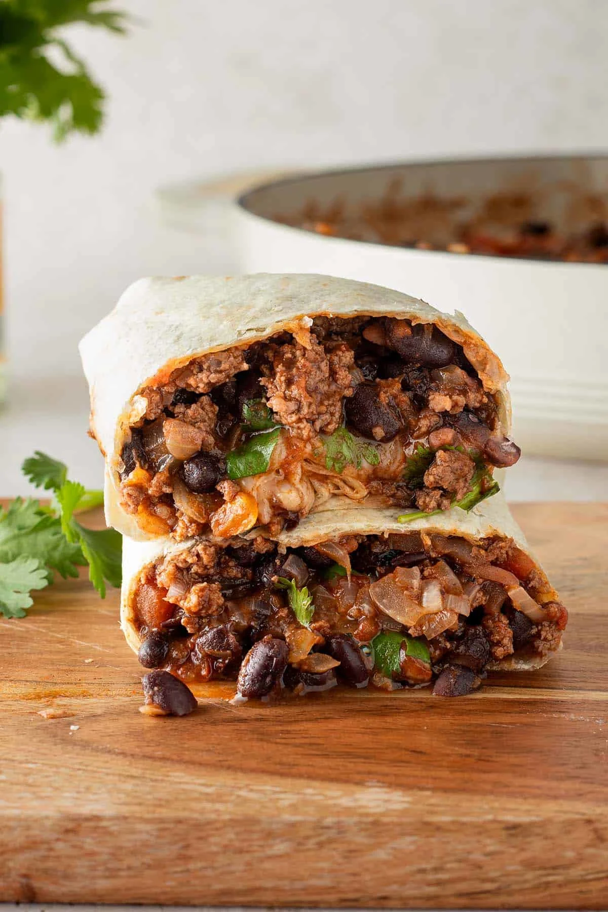 Burrito with Ground Beef
