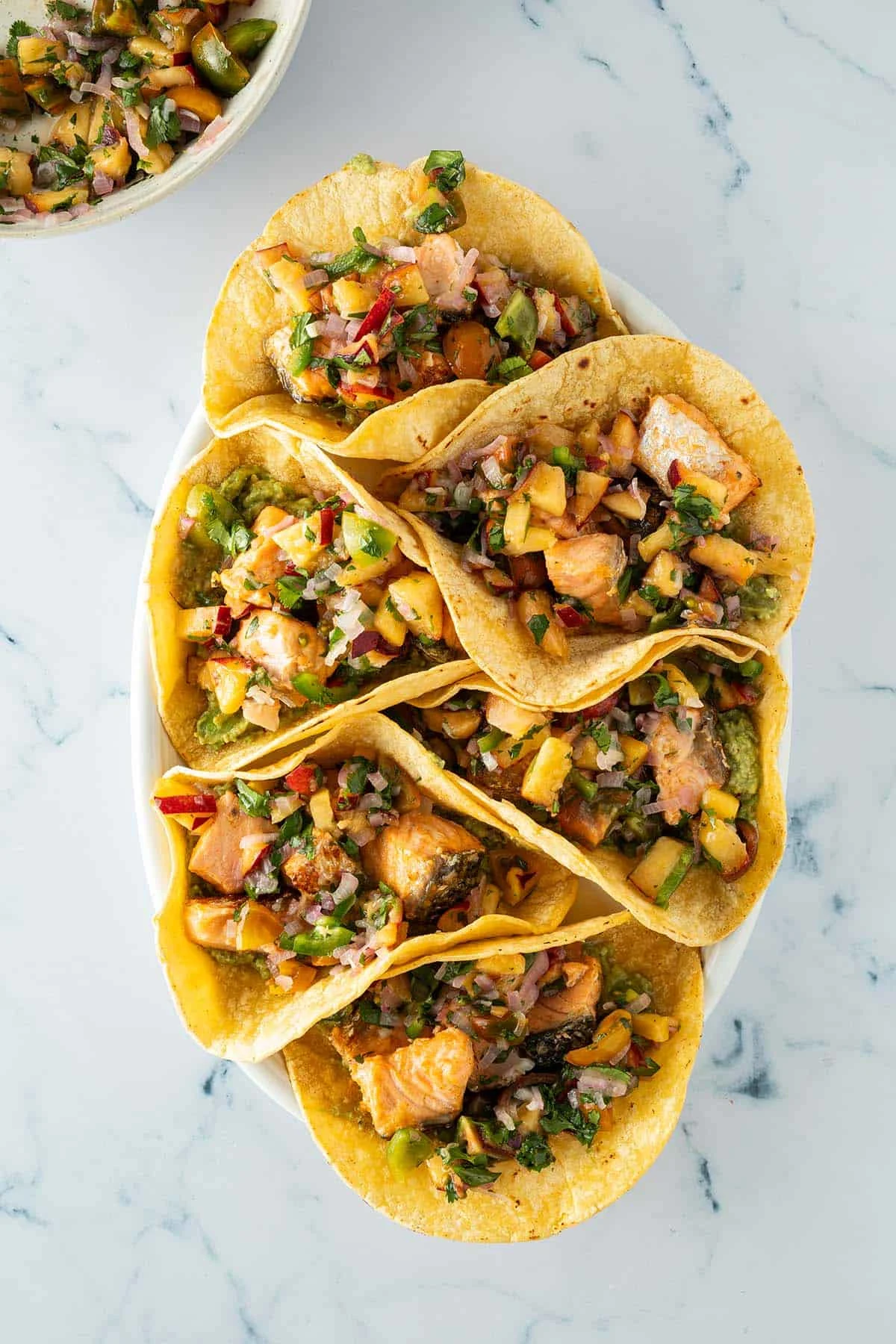 Bang Bang Salmon Tacos