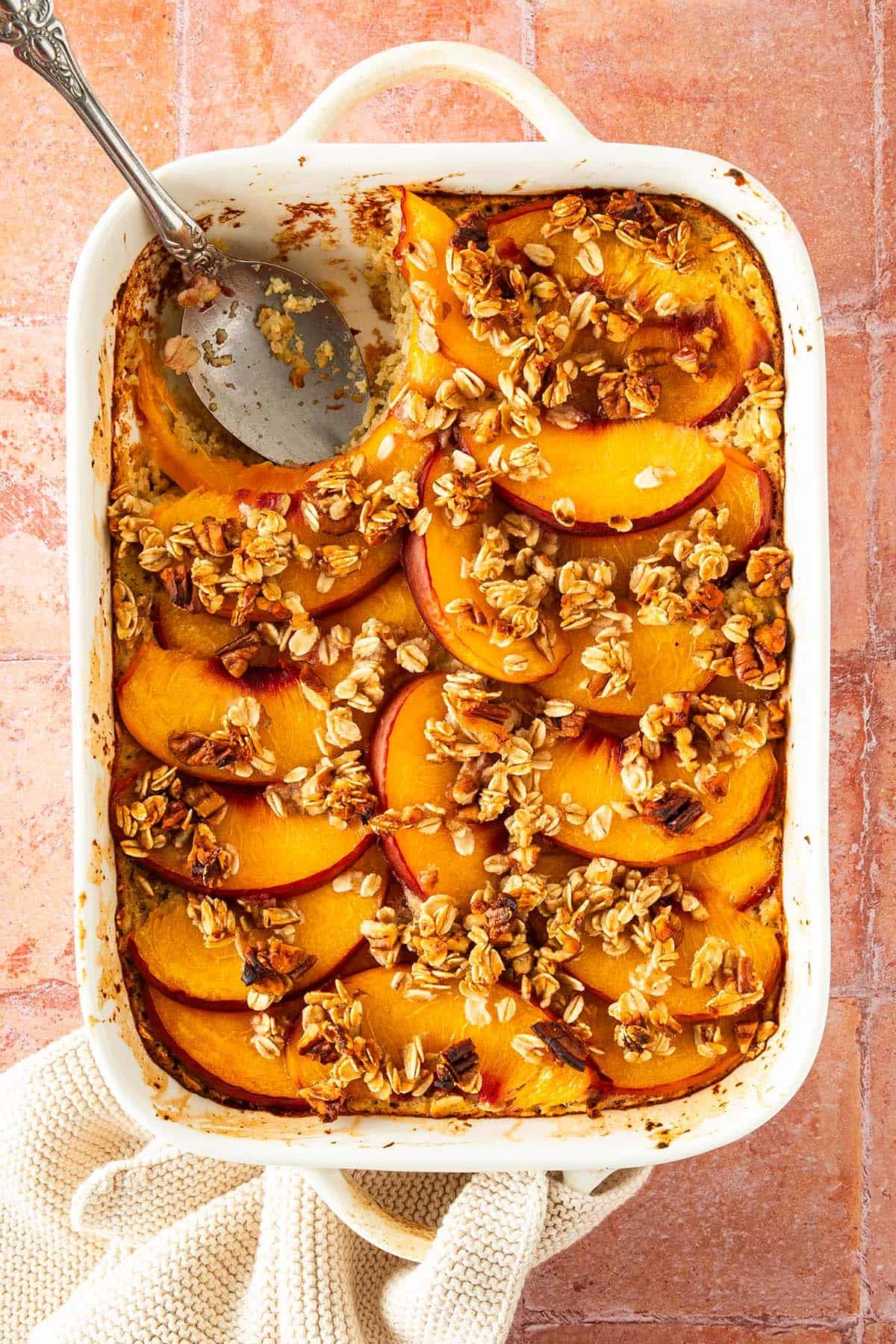 Peach Baked Oatmeal