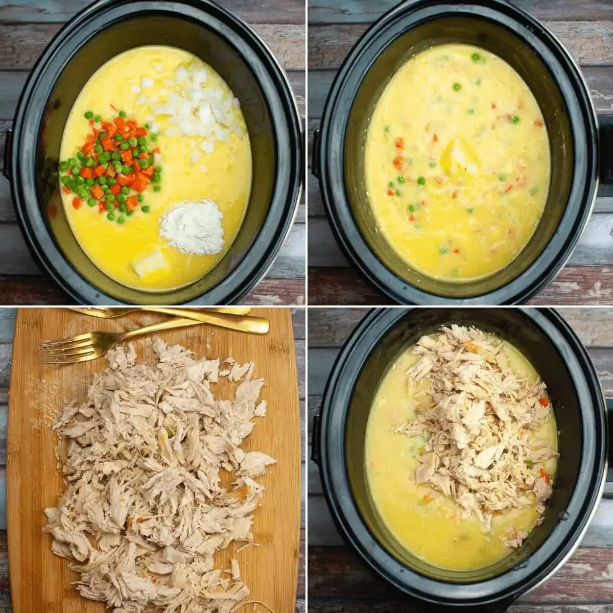 Easy Crock Pot Chicken and Dumplings