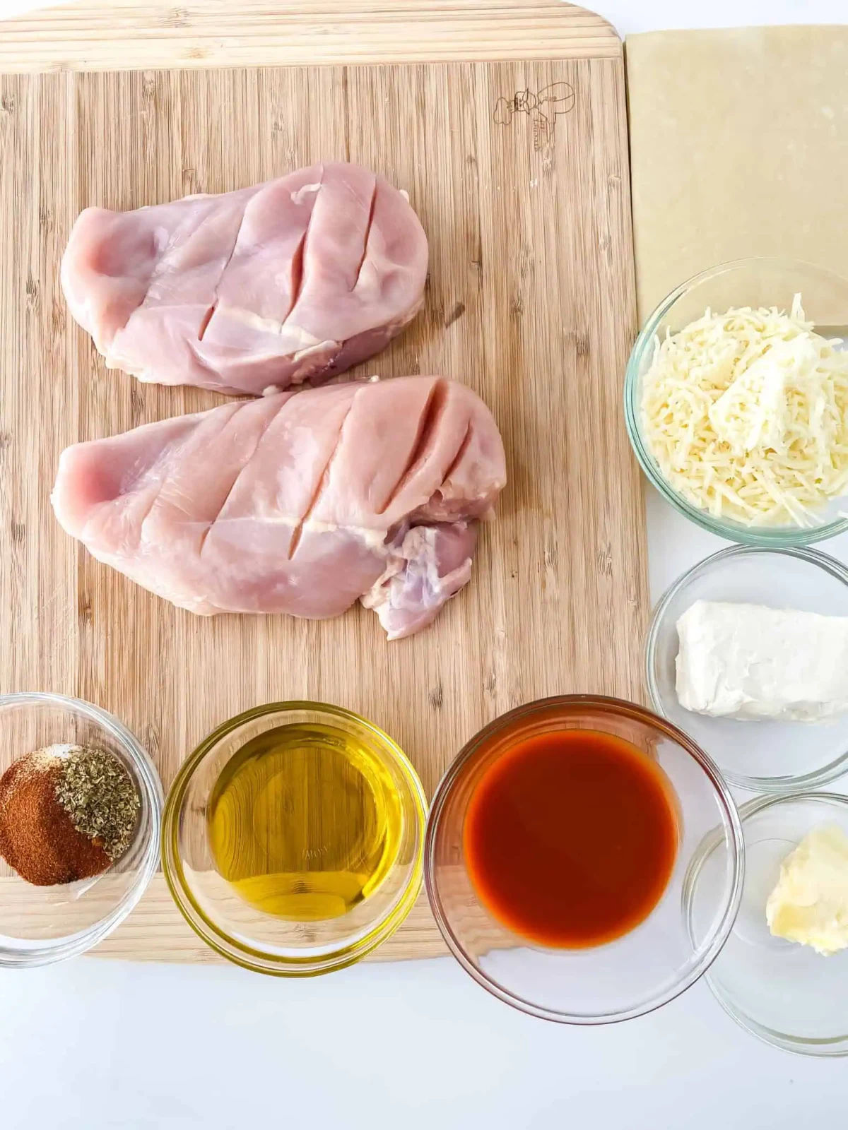 Buffalo Chicken Egg Rolls