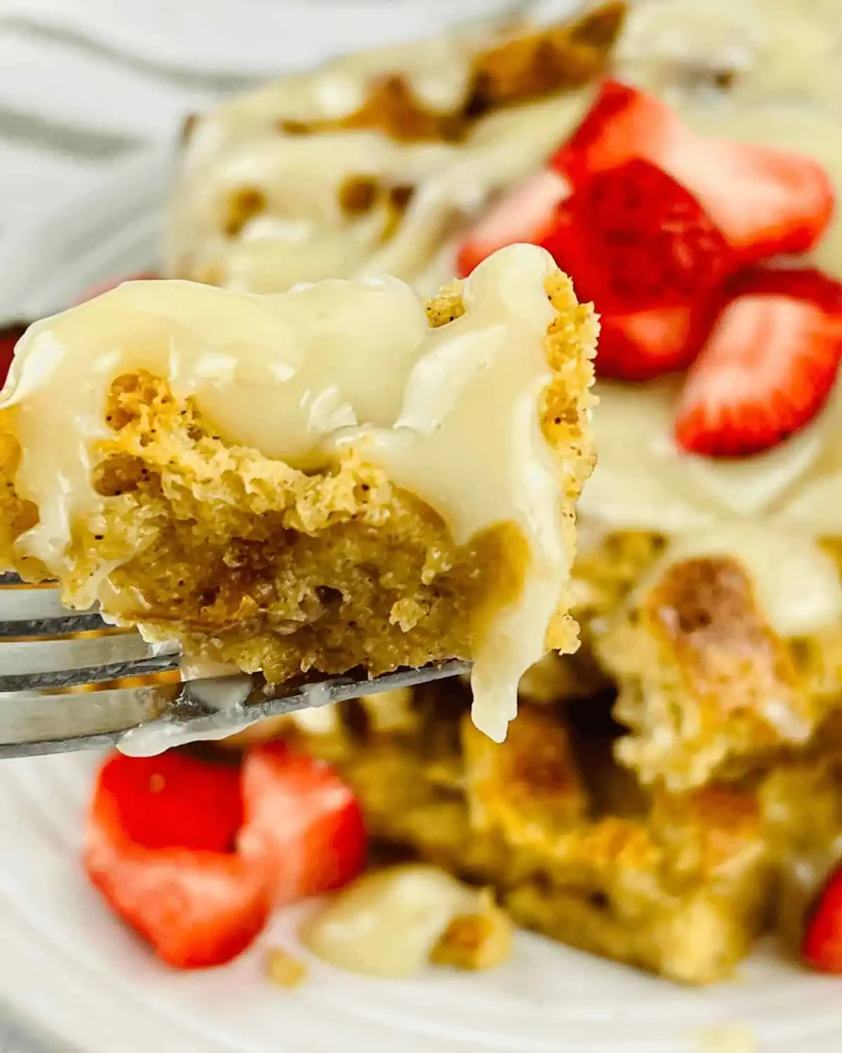 Bread Pudding with Vanilla Sauce