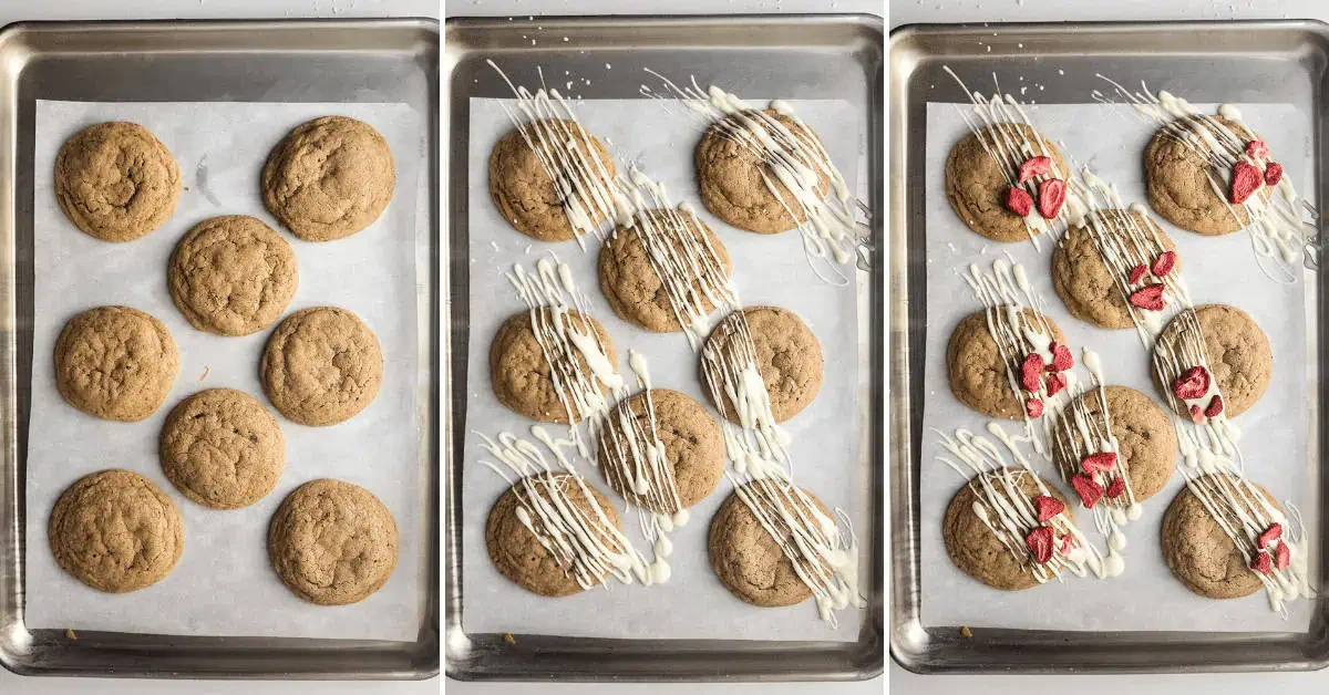 Strawberry Cheesecake Cookies
