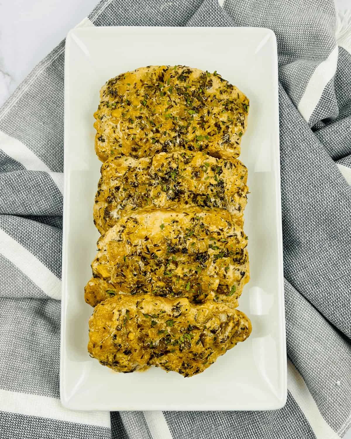 Creamy Pan Seared Pork Chops