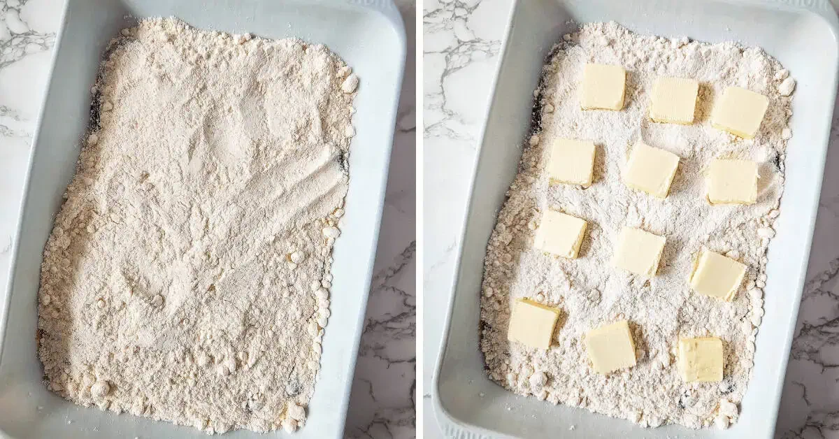 Blueberry Cherry Dump Cake