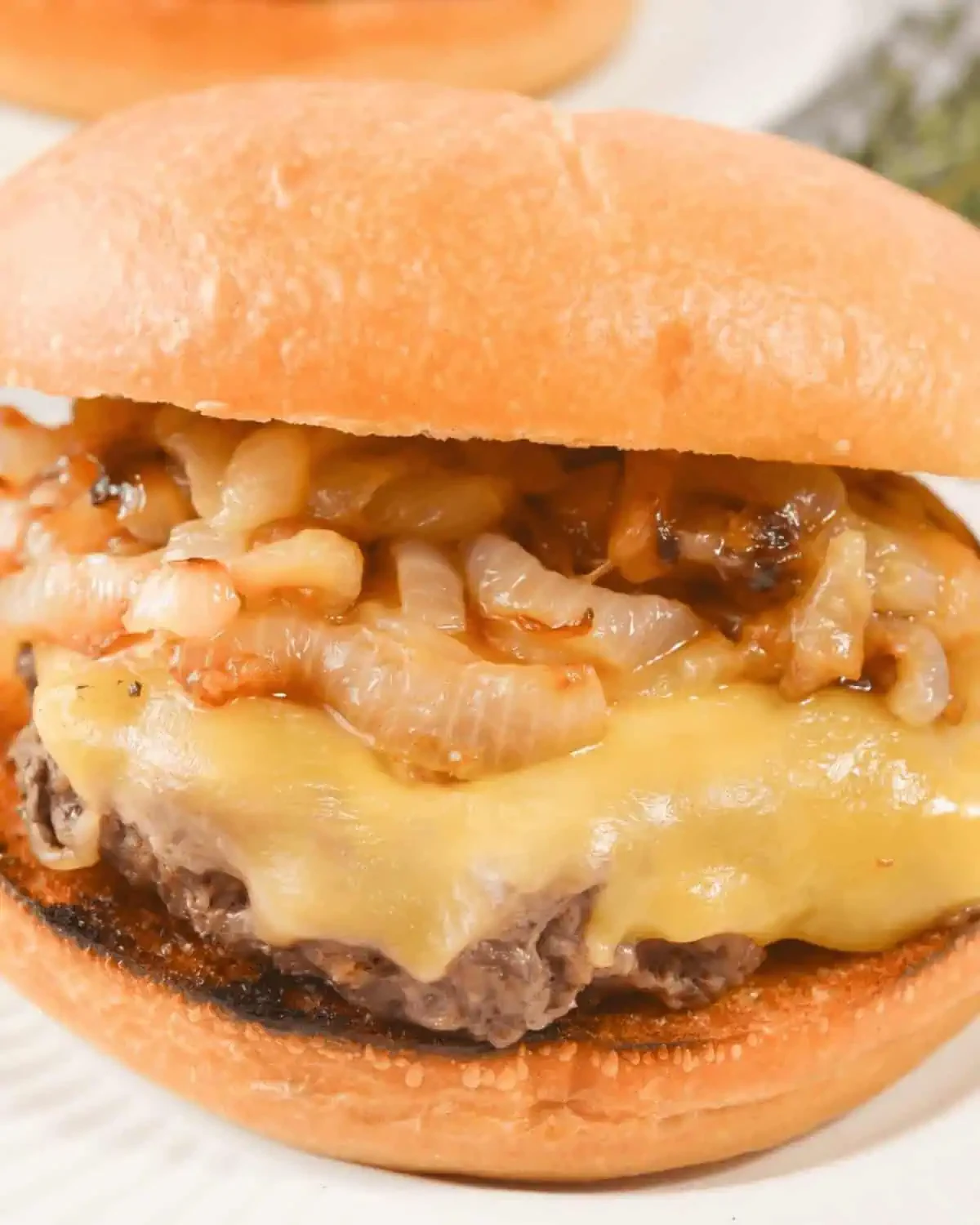 Caramelized Onion Burger