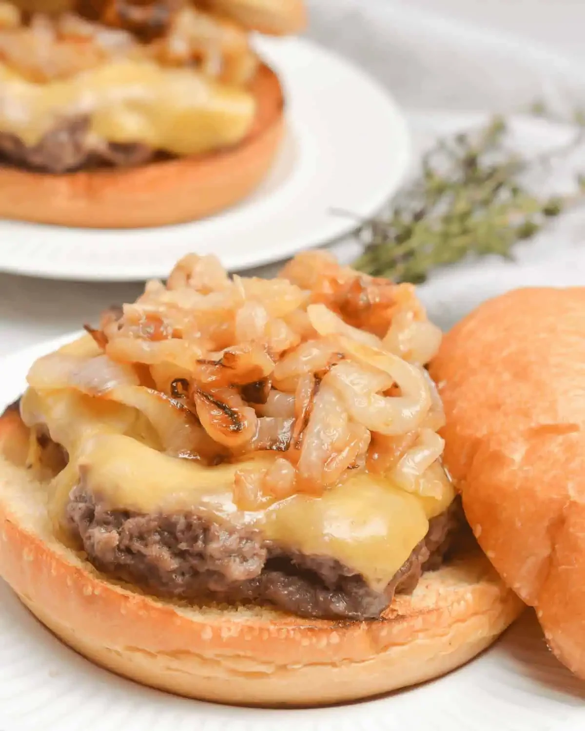 Caramelized Onion Burger