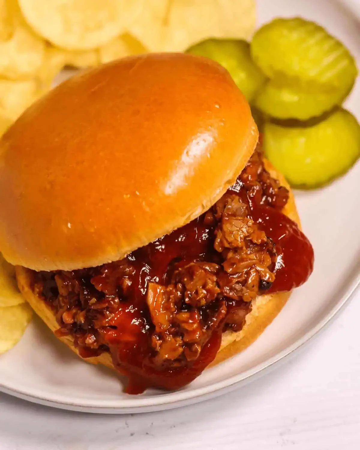 Chopped Brisket Sandwich