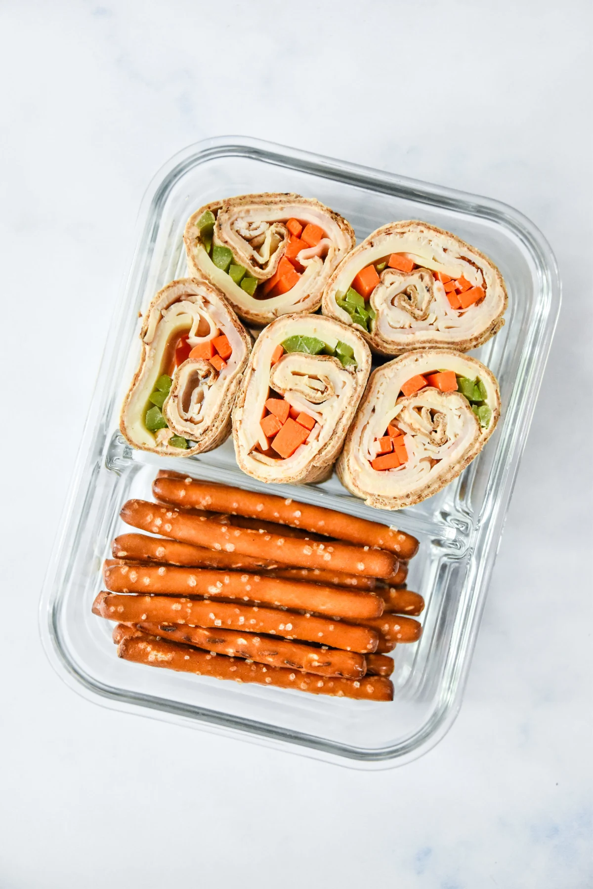 Buffalo Chicken Pinwheels Meal Prep