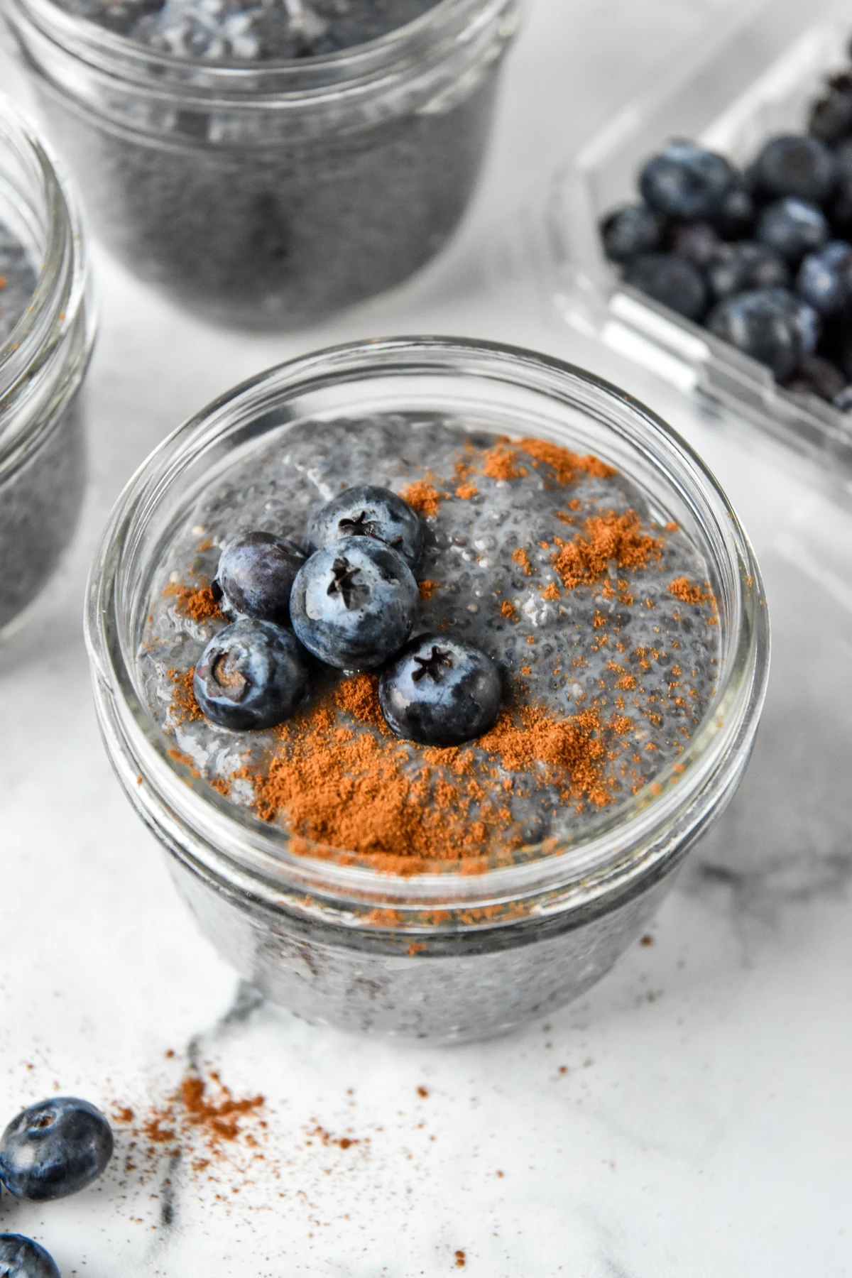 Blueberry Spice Chia Pudding