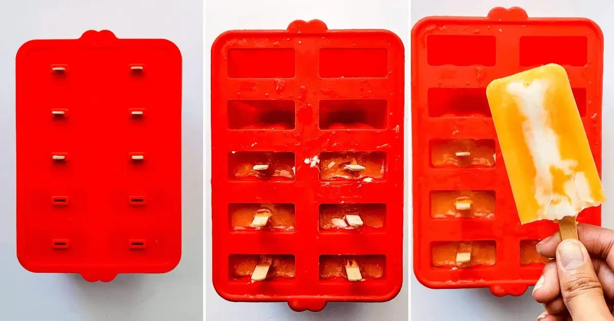 Creamsicle Orange Popsicles