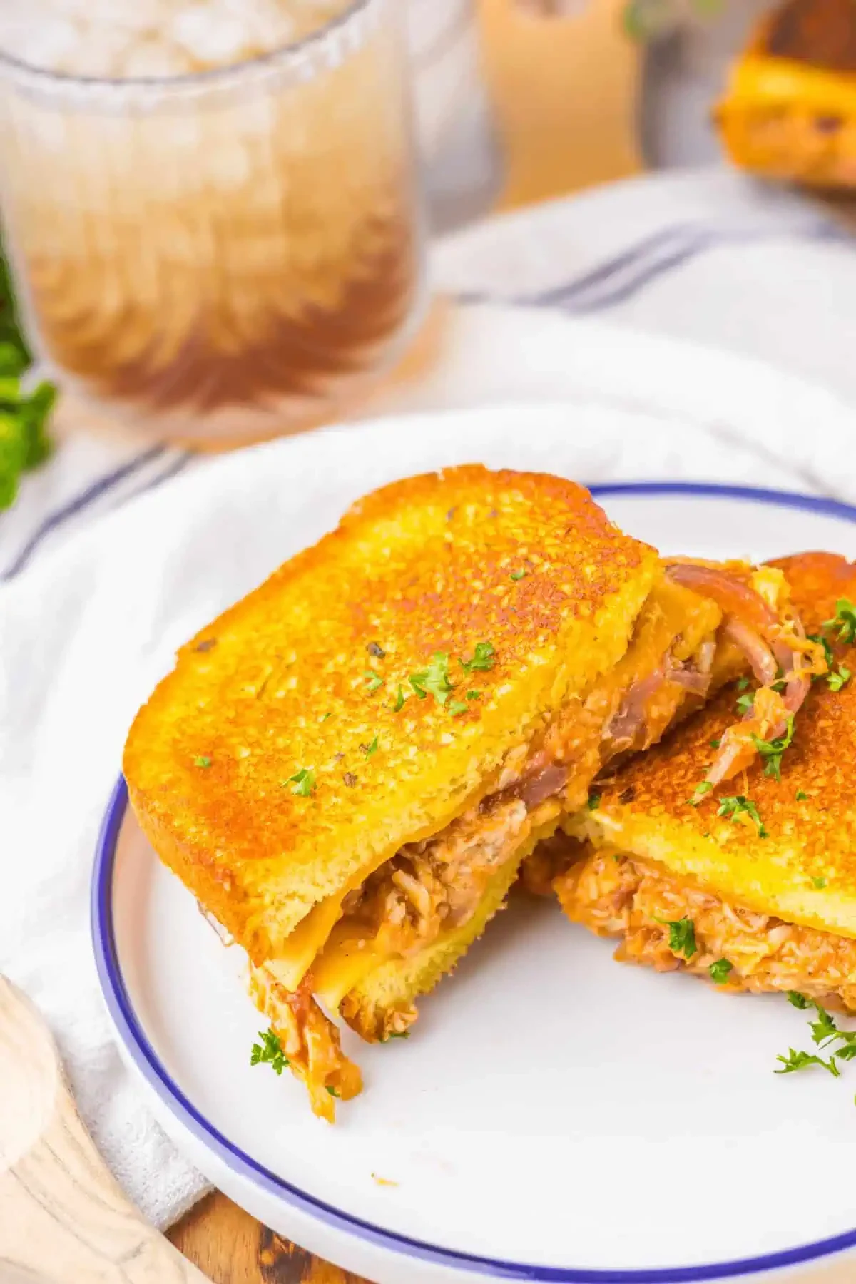 Buffalo Chicken Grilled Cheese