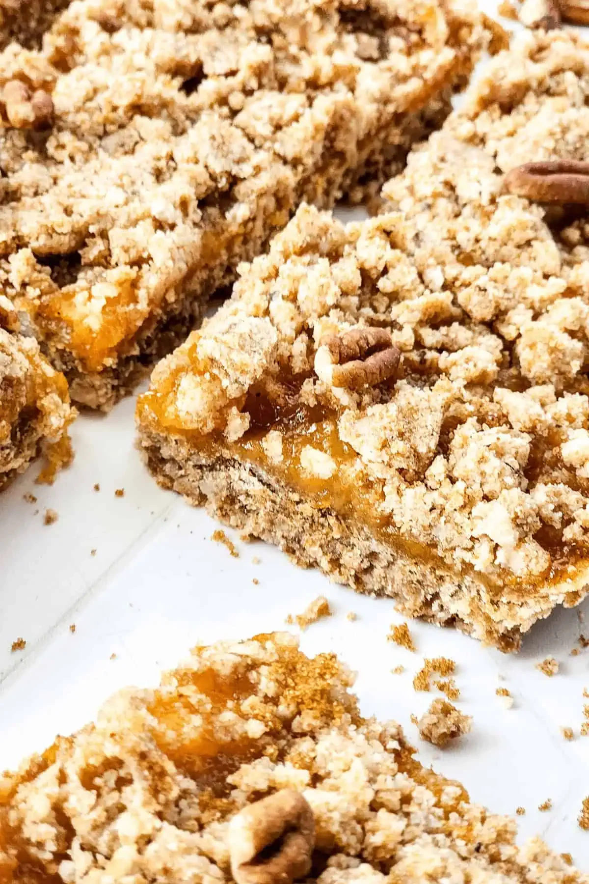 Peach Bars with Crumb Topping