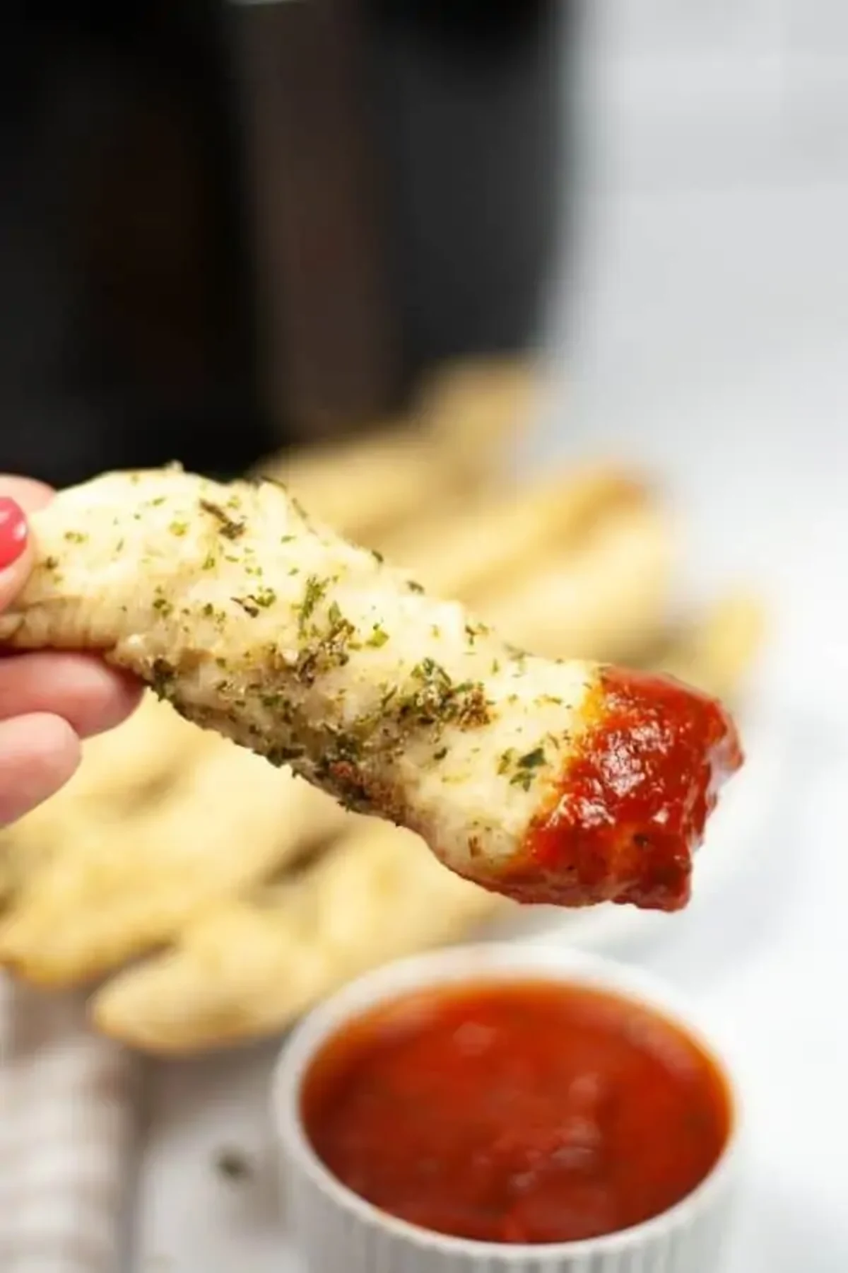 Air Fryer Garlic Breadsticks