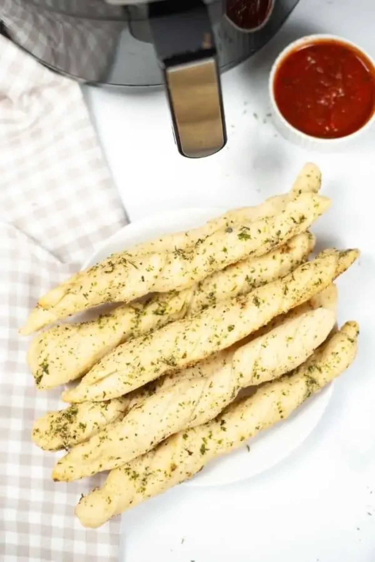 Air Fryer Garlic Breadsticks