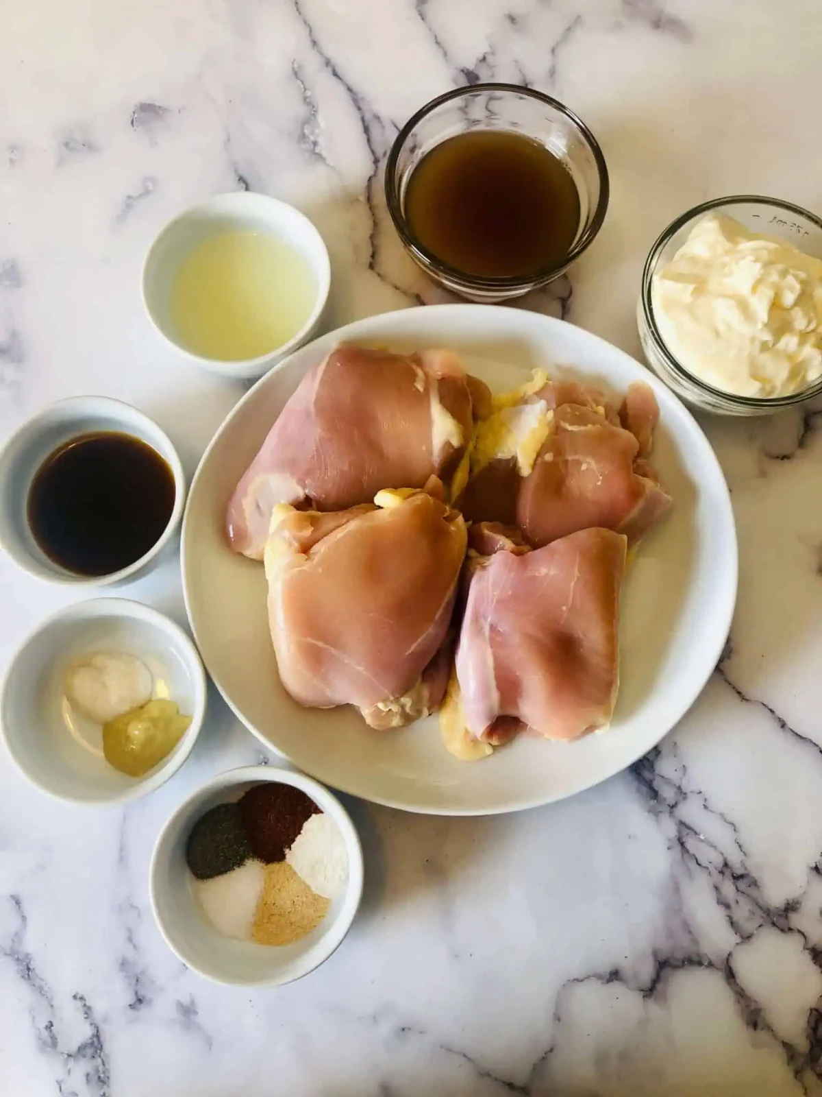 Chicken with White Barbecue Sauce