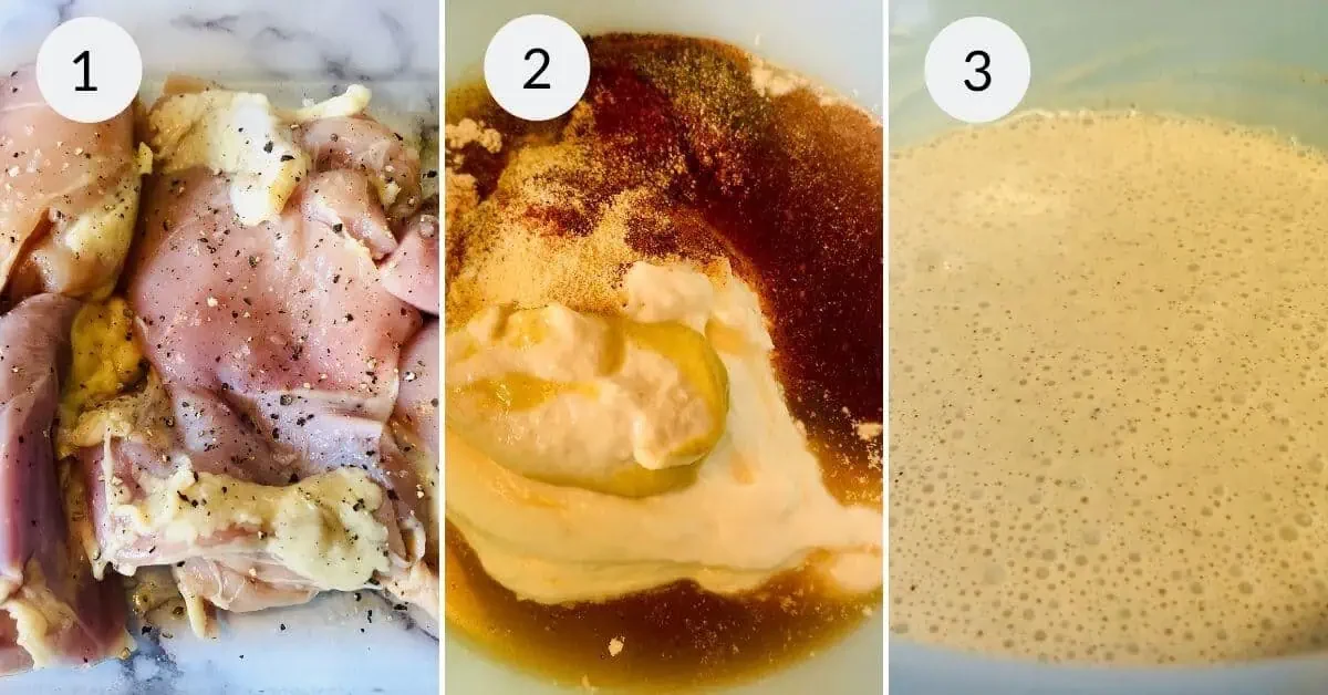 Chicken with White Barbecue Sauce