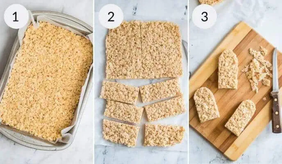 Chocolate Covered Rice Krispy Treat Flags