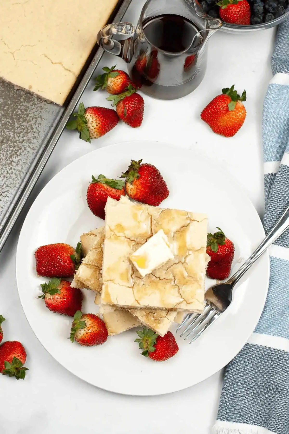 Sheet Pan Pancakes from Mix