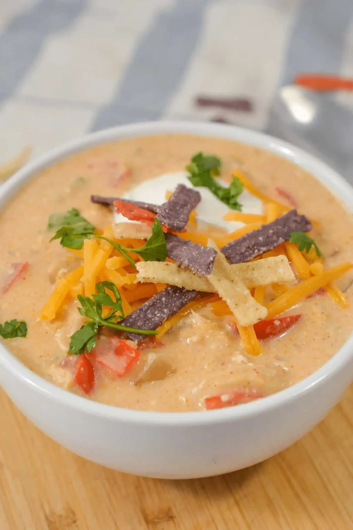 Crock Pot Cream Cheese Chicken Chili