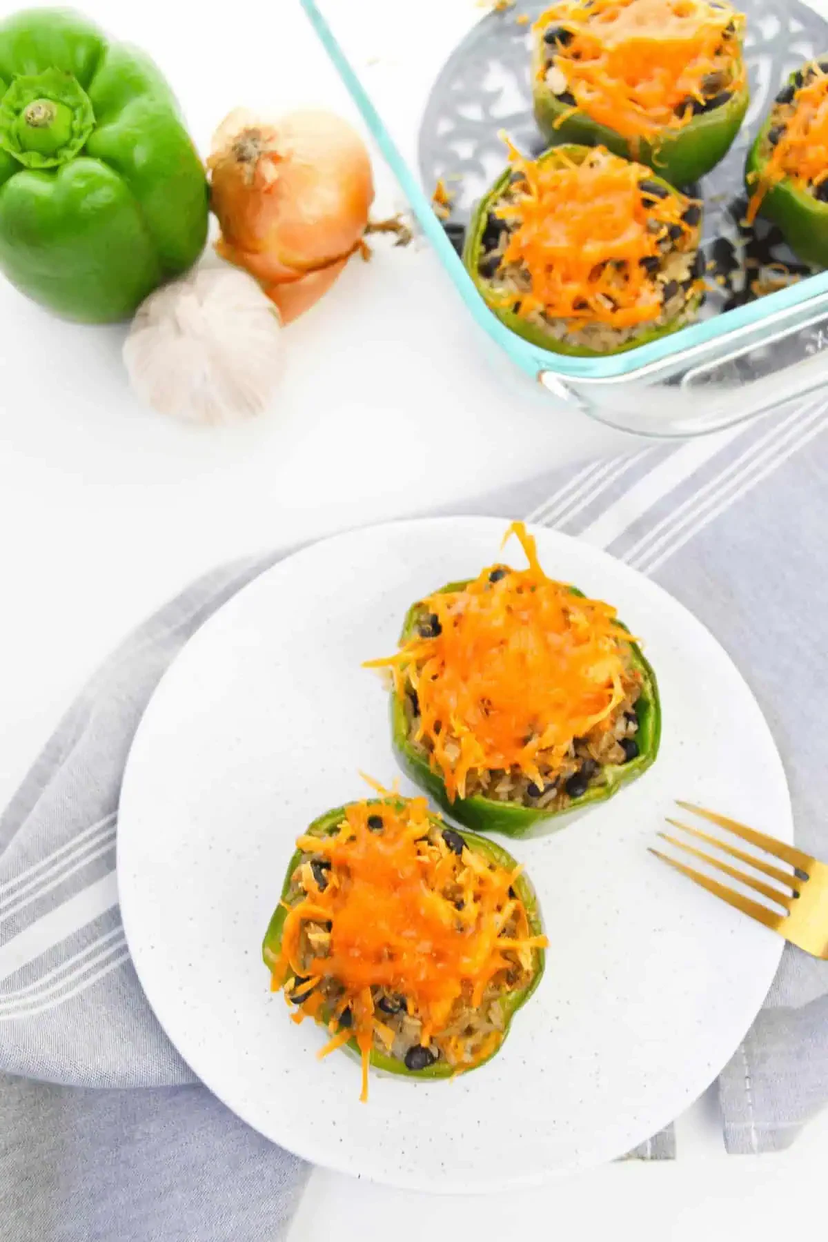 Black Bean Taco Stuffed Peppers